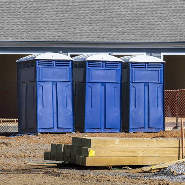 what is the maximum capacity for a single porta potty in Ganado Texas